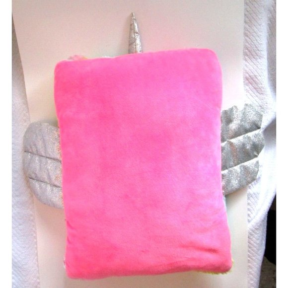 Justice Llama Unicorn Rainbow Pillow-Missing Mini Plush In Pouch 15" - Kellytoy - Picture 11 of 12